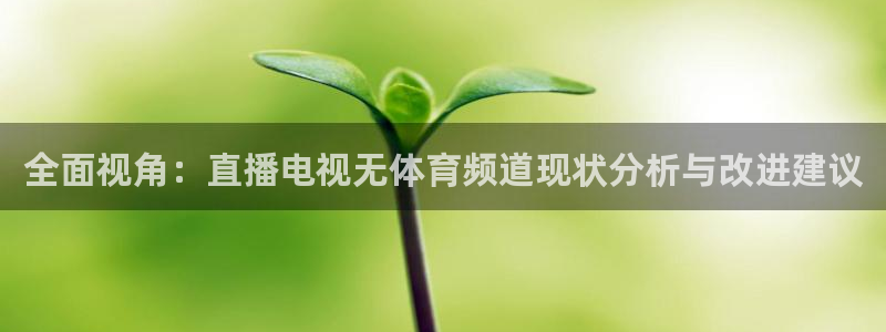 全面视角：直播电视无体育频道现状分析与改进建议